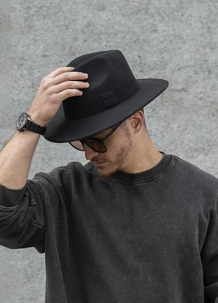 Капелюх without fedora з стрічкою black