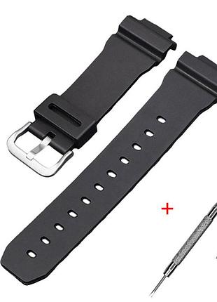 Ремінець для casio g-shock dw-6900 black si