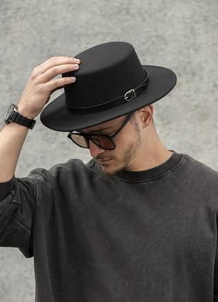 Капелюх without walter з ремінцем black