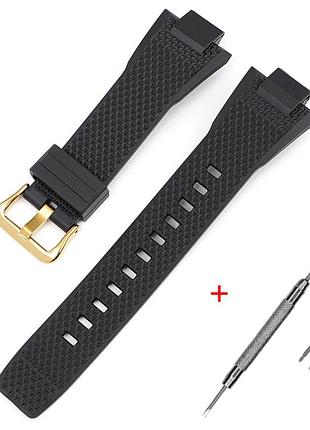 Ремешок для casio g-shock gst-b400 black gd