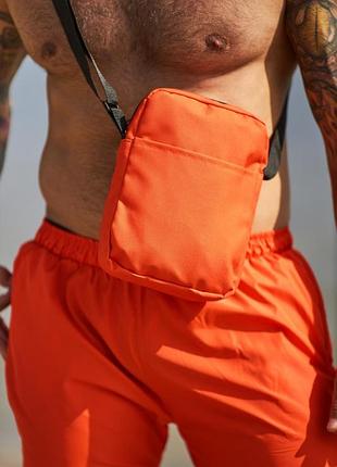 Барсетка помаранчева без лого 2