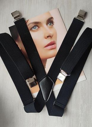 Підтяжки х-подібні батал чорні