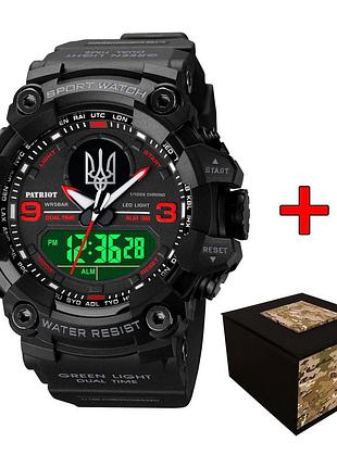 Patriot 001rduasi patriot 001rduasi тризуб срібло чорні з червон