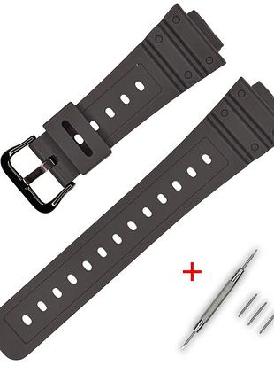 Ремешок для casio g-shock dw-5600 b gray bk