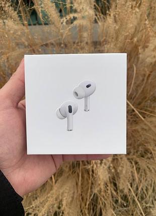 Бездротові навушники apple airpods pro 2 original series 1:1 з шумозаглушенням 100% (usb-c) білі