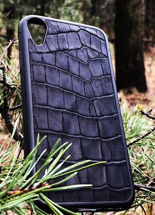 Чехол для (iphone 10xr) alligator black
