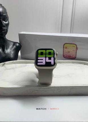 Watch s9 mini amoled 41мм, білі 2