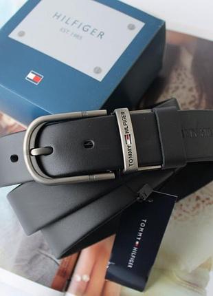 Женский кожаный ремень tommy hilfiger black