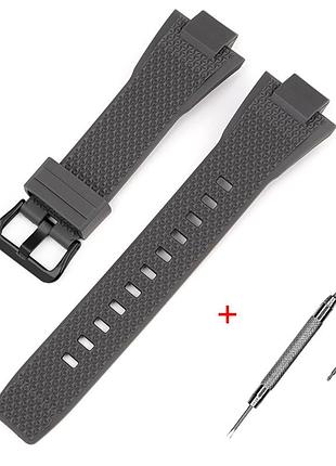 Ремінець для casio g-shock gst-b400 gray bk