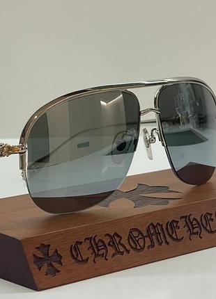 Окуляри chrome hearts rehab з дзеркальними лінзами