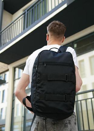 Рюкзак спортивный, городской черный basic
