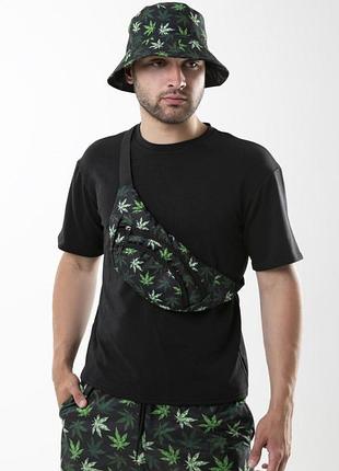 Комплект трійка "гербарій" intruder: панама + бананка + шорти