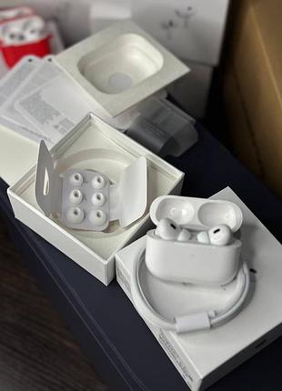 Airpods pro 2 full з шумоподавлінням самого останнього оновлення 2024р із type-c білі