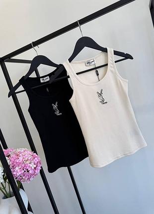 Короткая женская майка люкс