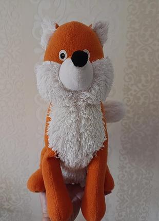 Мягкая игрушка лиса б/у.
