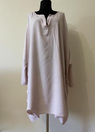 Жіноча сорочка блідо - рожевого кольору італія віскоза