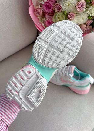 Кроссовки nike v2k runtek white/pink3 фото