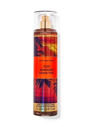 Спрей для тела fiji sunshine guava-tini bath and body works 236мл
