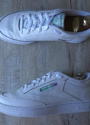 Шкіряні кросівки reebok club c 85