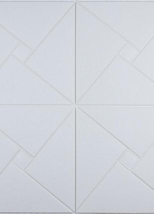 Самоклеюча декоративна настінно-стельова 3d панель орігамі 700х700х6.5мм (173)