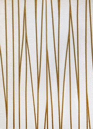 Стильная самоклеющаяся 3d панель золотые линии 700x700x5мм (440)