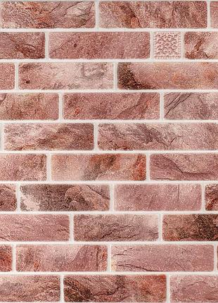 Панель стінова 680*680cm*4mm клінкер рожева глина (d) sw-00002005