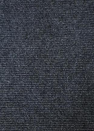 Самоклеящаяся плитка под ковролин темно-серая 300х300х4мм