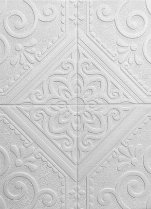 Самоклеюча декоративна настінно-стельова 3d панель 700x700x7,5мм (170) sw-00000250