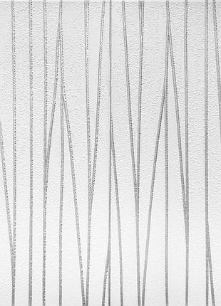 Стильная самоклеющаяся 3d панель (обои) серебряные линии 700x700x5мм (441)