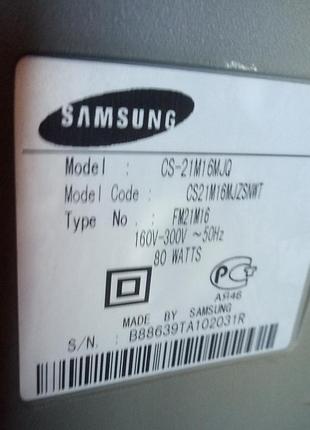 Телевизор samsung cs21m16. 2