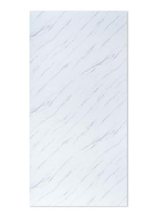 Декоративная пвх плита греческий белый мармур 1,22х2,44мх3мм