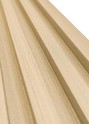 Декоративная стеновая рейка бежевый160х23х3000мм