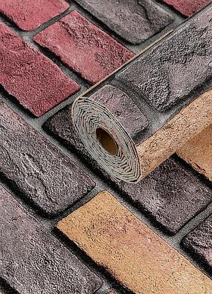 Обои самоклеющиеся красный екатериновлавский кирпич 2800*500*2мм (d) sw-00001944