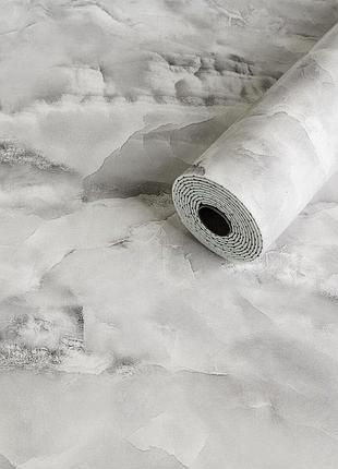 Самоклеящаяся стеновая pet плитка серый мрамор 600*3000*2мм