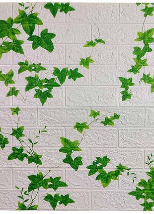 Самоклеющаяся 3д панель для стен кирпич виноград 700x770x3 мм