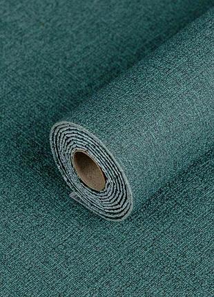Обои самоклеющиеся тёмно-зелёный меланж 2800*500*2мм