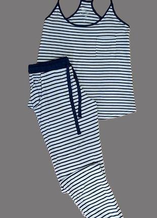 Пижама primark love to lounge хс 6-8 вискоза нюанс