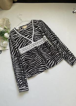 Котонова соротчана блуза від бренду michael kors s