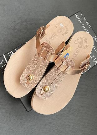 Шкіряні вʼєтнамки жіночі ортопедичні