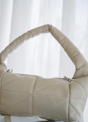 Акция! беж - качественная большая вместительная фабричная сумка на одно отделение на молнии (луцк, 702)