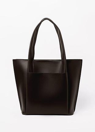 Шоколад - три отделения - качественная, фабричная сумка формата а4 (луцк, 729)