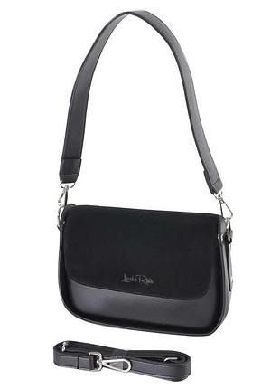 Натуральный замш. черный - фабричный каркасный клатч высокого качества украинского производства (луцк, 696)