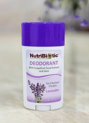 Nutribiotic, натуральный дезодорант, лаванда, 75 г