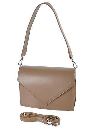 Мокко – два отделения - фабричный, каркасный клатч высокого качества под клапаном  (луцк, 827)