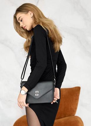 Жіноча сумка від українського виробника, високої якості чорна