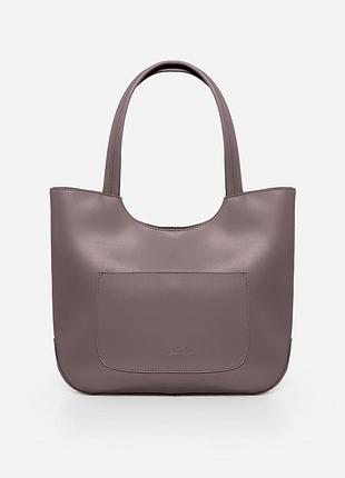 Дымчатая - элегантная сумка классического дизайна и большого размера с одним отделением на молнии (луцк, 847)