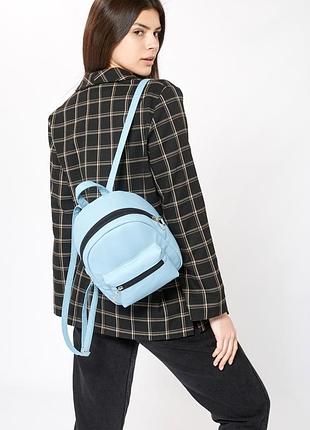 Жіночий рюкзак високої якості українського виробництва -   голубий