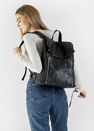 Рюкзак стиль    зміїний принт