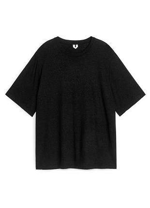 Футболка оверсайз arket l льон вискоза