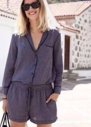 Комбинезон в пижамном стиле ромпер